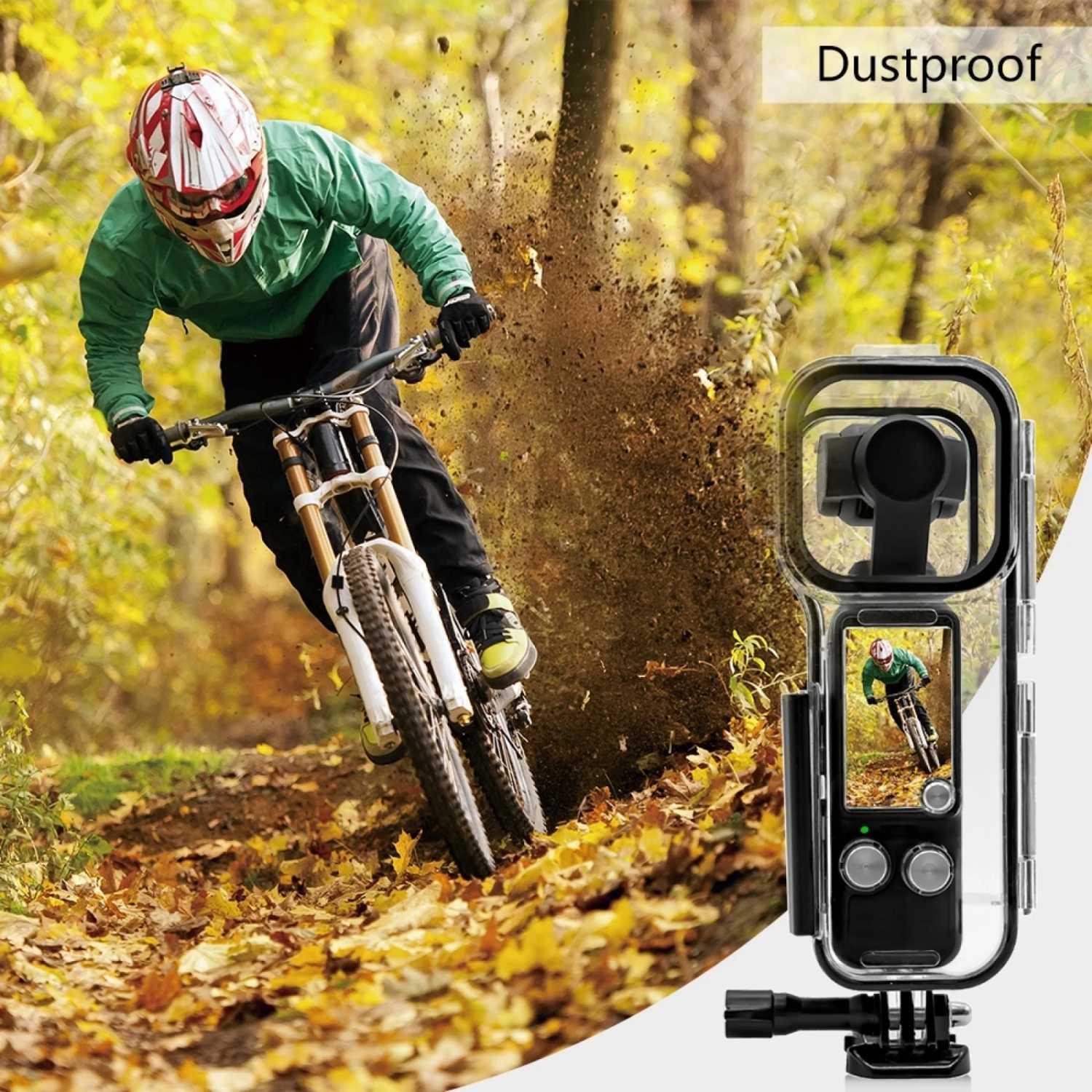 WERWIN Casing Anti Air Waterproof Camera Case 35M DJI Osmo Pocket 3 - Perlindungan Maksimal di Bawah Air, Jernih dan Ergonomis