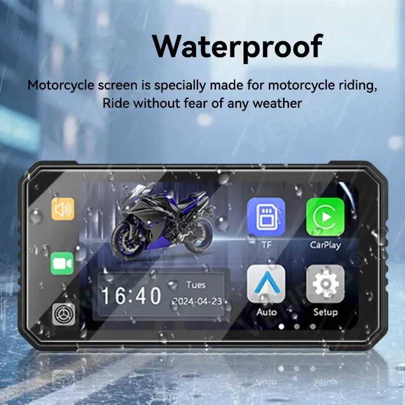 VENBES Head Unit Motor CarPlay - Pengalaman Berkendara Maksimal, Hiburan Beragam, Koneksi Stabil
