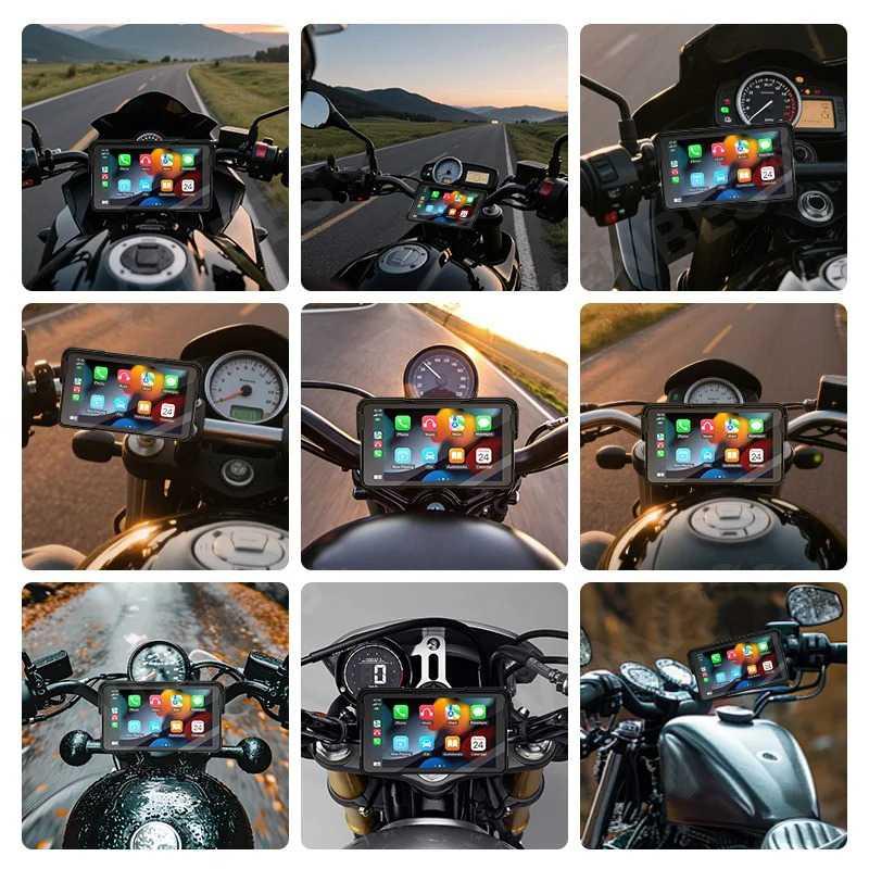 VENBES Head Unit Motor CarPlay - Pengalaman Berkendara Maksimal, Hiburan Beragam, Koneksi Stabil