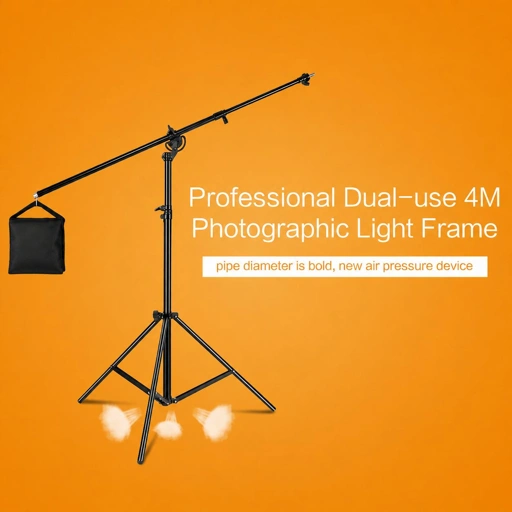 TaffSTUDIO Tripod Light Stand Studio Photography - Pencahayaan Fleksibel, Efek Dramatis, Kestabilan Maksimal