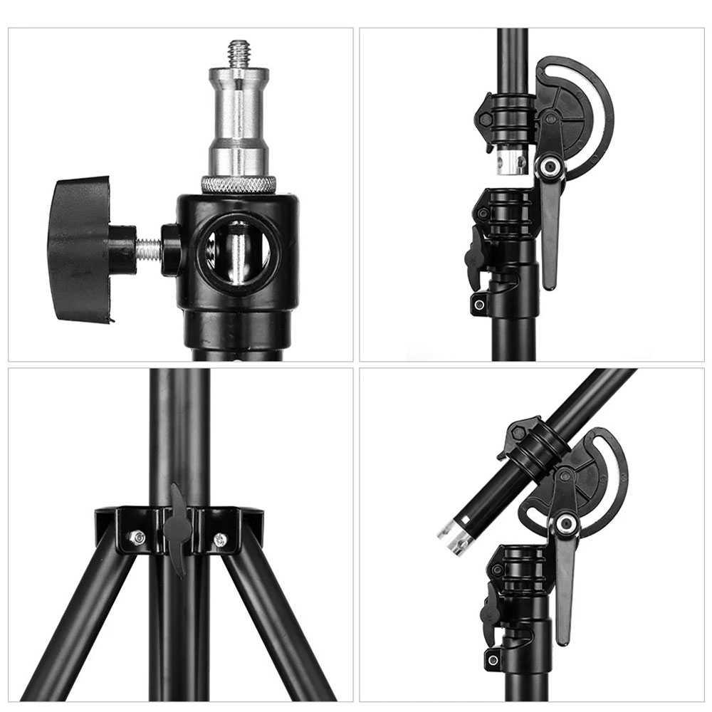 TaffSTUDIO Tripod Light Stand Studio Photography - Pencahayaan Fleksibel, Efek Dramatis, Kestabilan Maksimal