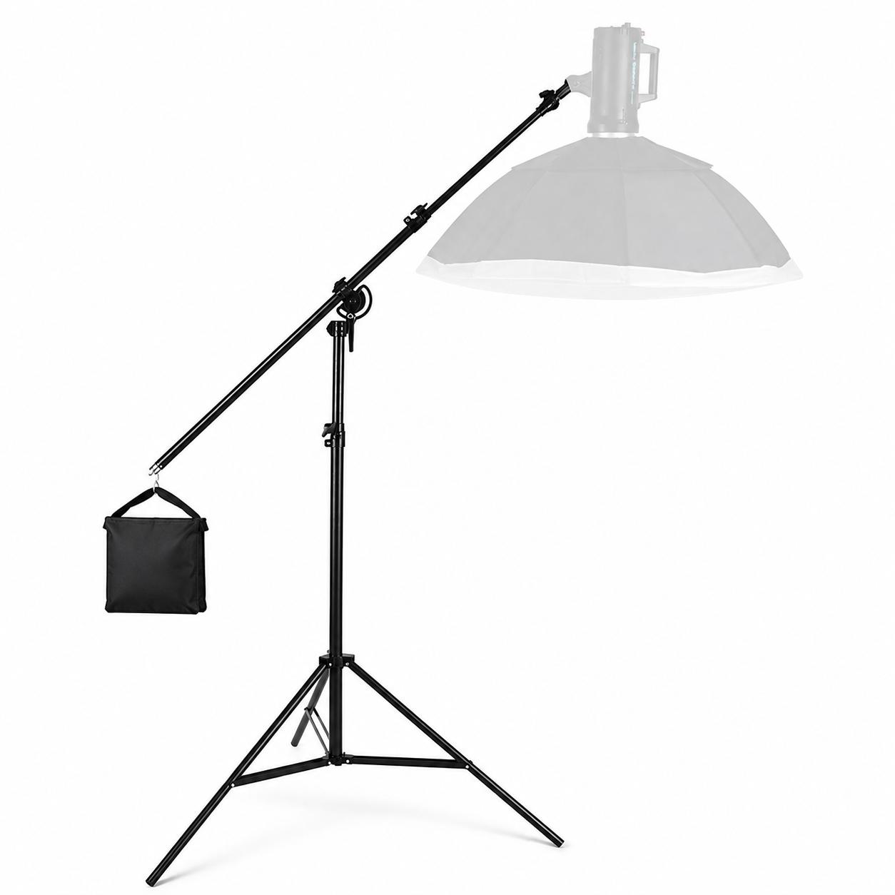 TaffSTUDIO Tripod Light Stand Studio Photography - Pencahayaan Fleksibel, Efek Dramatis, Kestabilan Maksimal