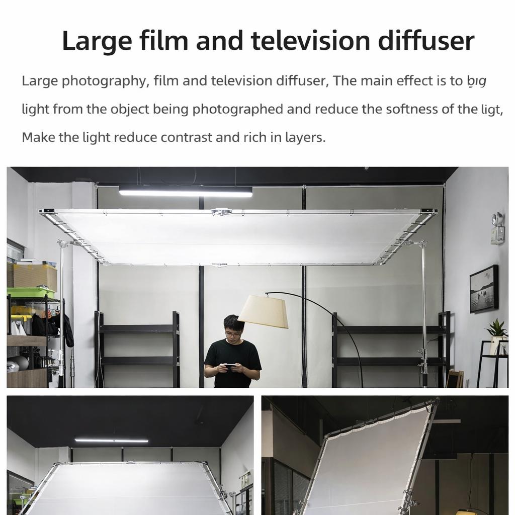 TaffSTUDIO Reflector Diffuser Soft Light Screen Butterfly Photograpy - Solusi Profesional Pencahayaan, Lebih Halus dan Merata