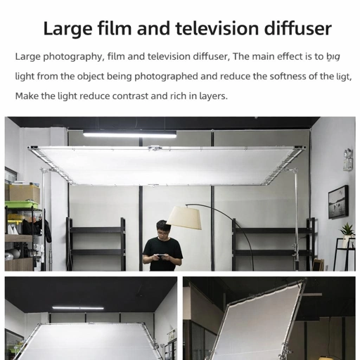 TaffSTUDIO Reflector Diffuser Soft Light Screen Butterfly Photograpy - Solusi Profesional Pencahayaan, Lebih Halus dan Merata