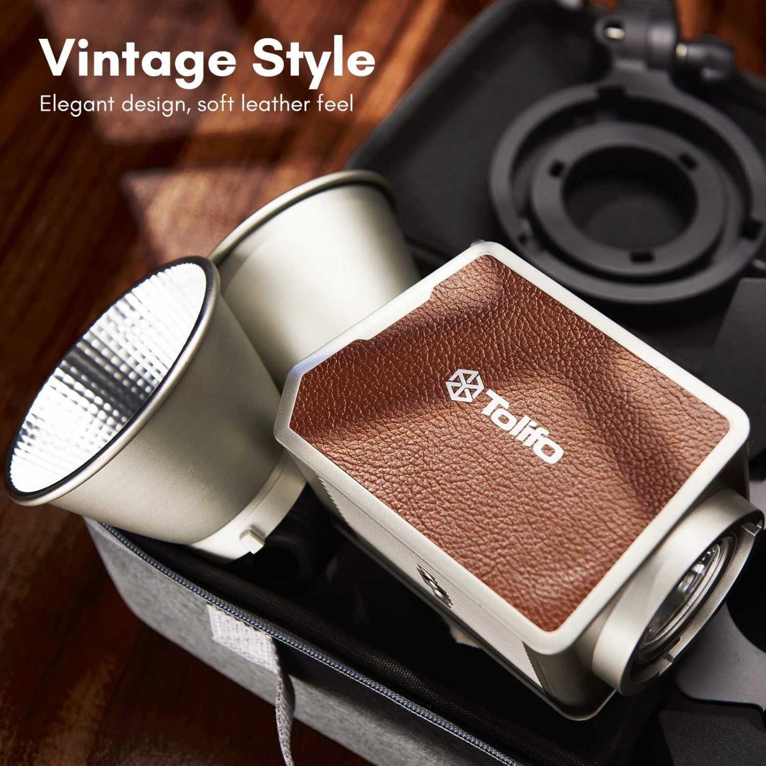 Tolifo Lampu Palm LED Mini Bowens - Cahaya Besar dan Fleksibel, Kontrol Mudah, Kepraktisan Tinggi