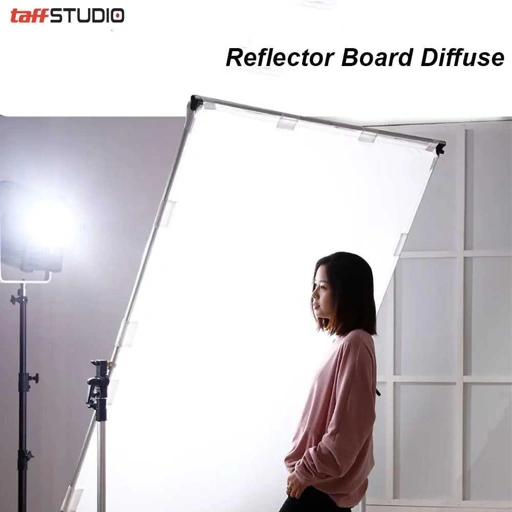 TaffSTUDIO Reflector Rotating Soft Light Screen - Solusi Profesional Pencahayaan, Fleksibel dan Merata
