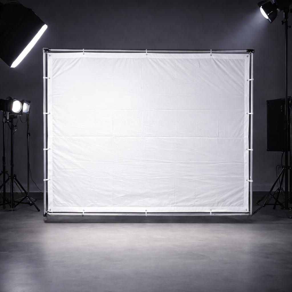 TaffSTUDIO Reflector Diffuser Soft Light Screen 2x2M - Pencahayaan Profesional, Hasil Foto dan Video Lebih Halus