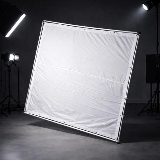 TaffSTUDIO Reflector Diffuser Soft Light Screen 2x2M - Pencahayaan Profesional, Hasil Foto dan Video Lebih Halus