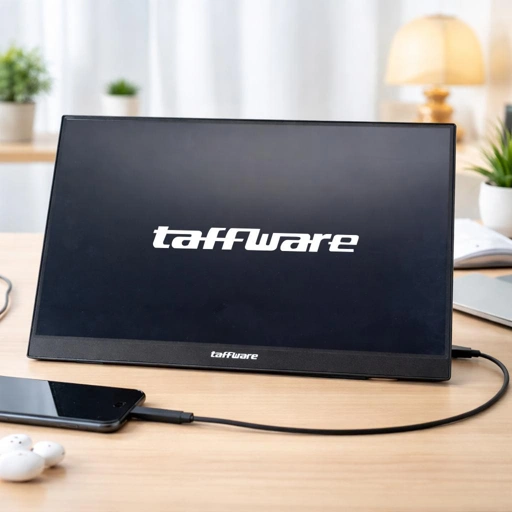Taffware Portable Monitor Touchscreen 16 Inch - Tingkatkan Produktivitas, Tampilan Jernih