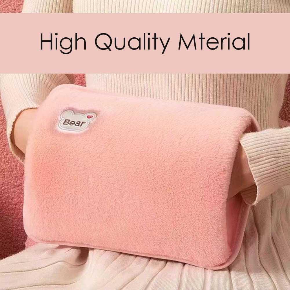 Bear Hot Water Bag Electric Warmer Pillow - Sensasi Hangat untuk Meredakan Pegal