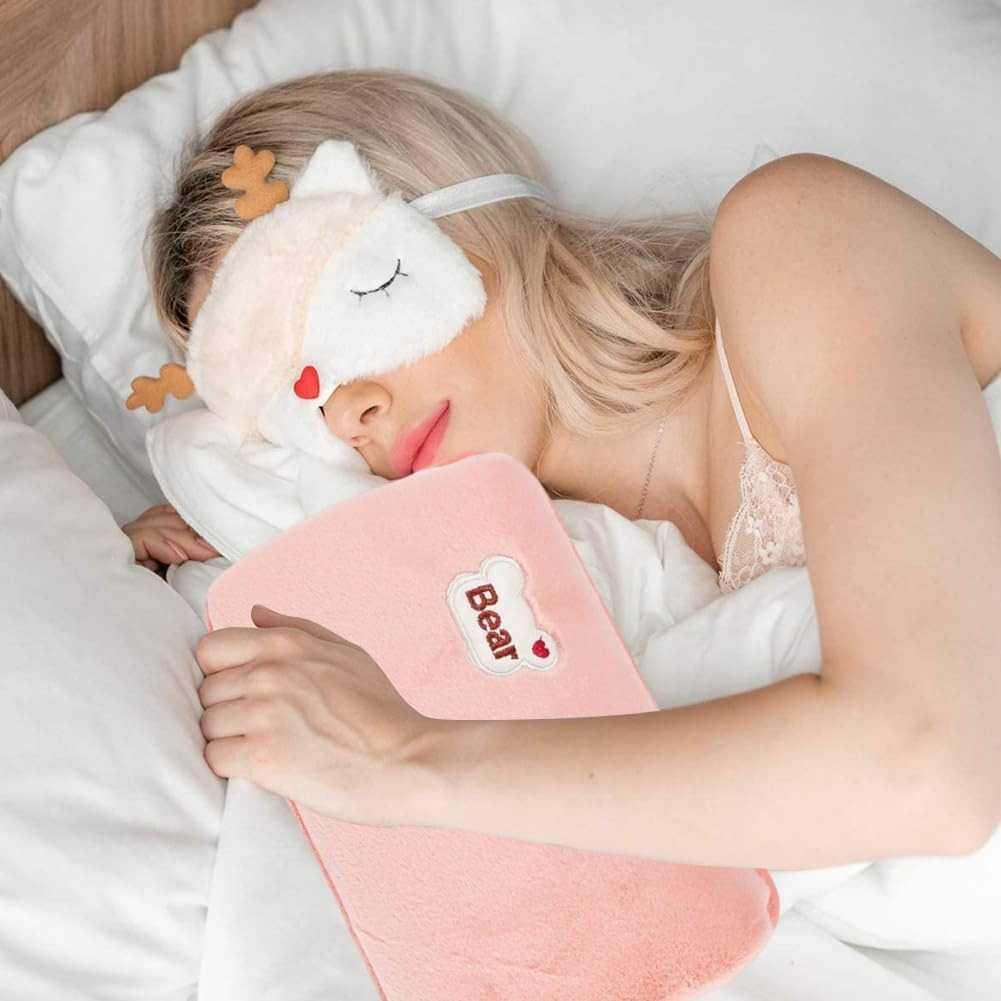 Bear Hot Water Bag Electric Warmer Pillow - Sensasi Hangat untuk Meredakan Pegal