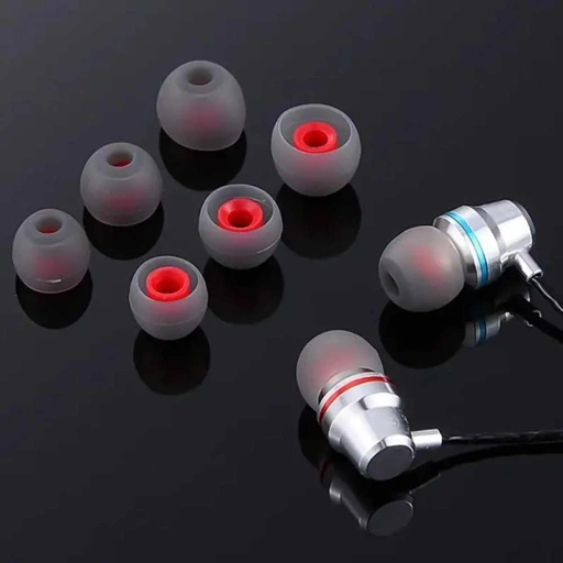 Universal Eartips Earbuds Silicone Gel Tingkatkan Kenyamanan & Kualitas Audio, Cocok untuk Semua Earphone