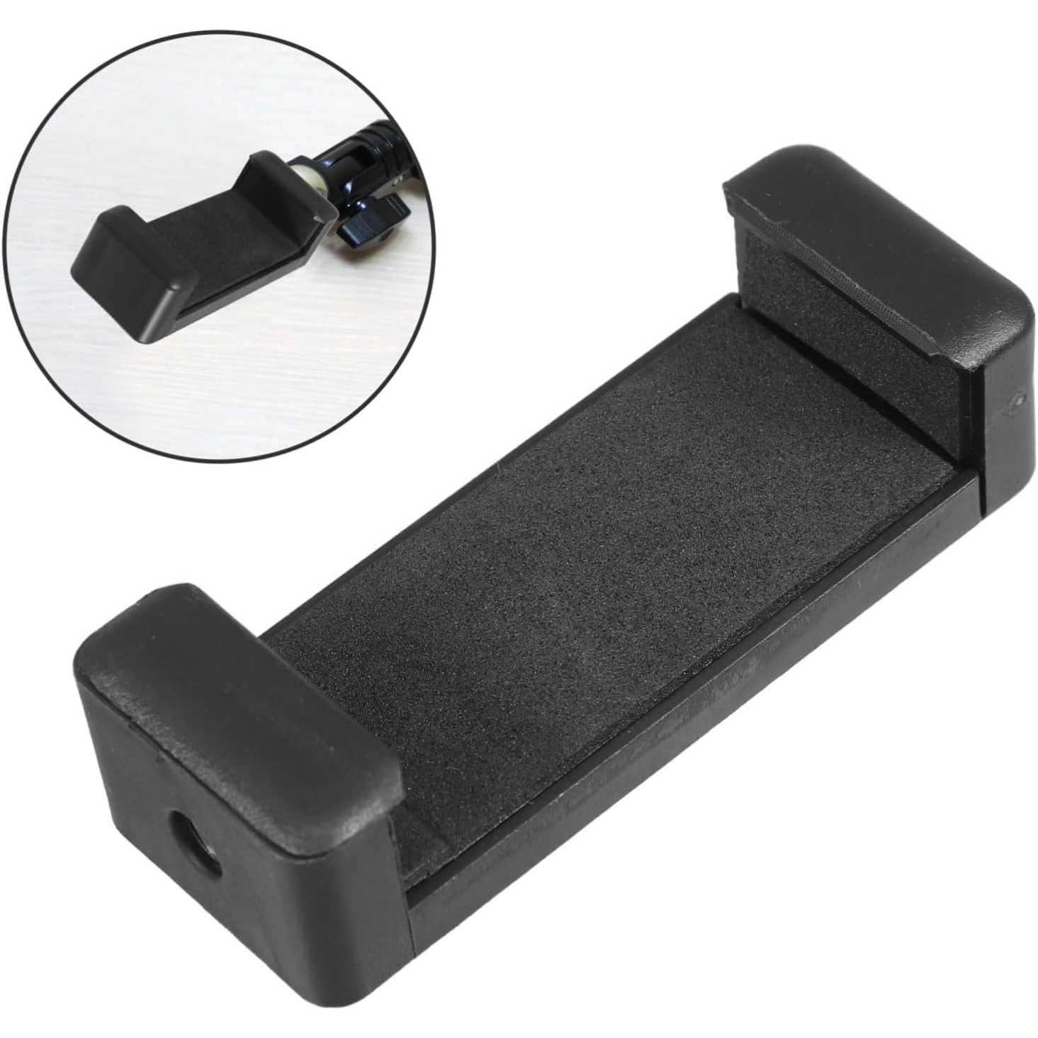 Holder Smartphone Clamp Tripod Dual Screw Universal 1/4 Inch - RV79 [Paket 2 Set]