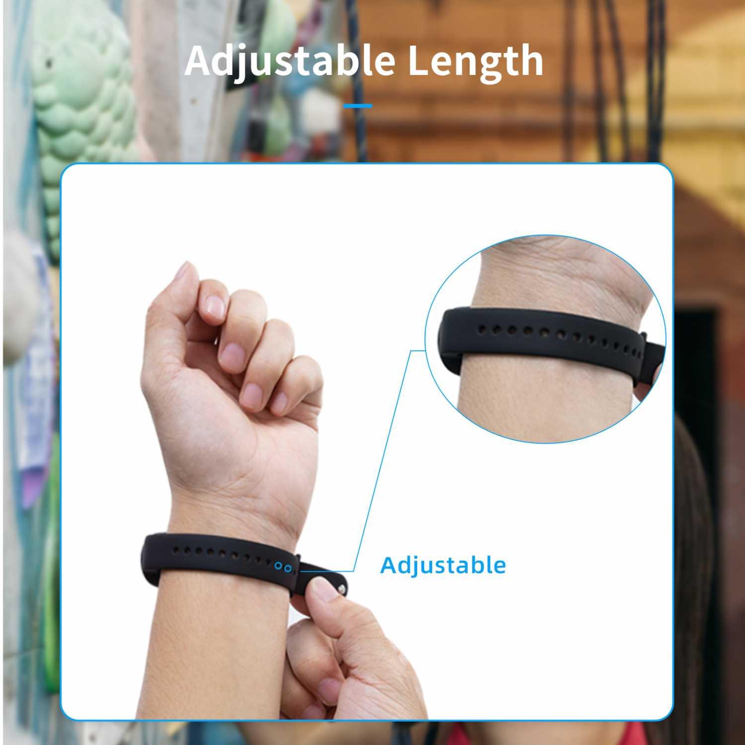 TELESIN Wristband Remote Holder Silicone Praktis Untuk Mengambil Gambar, Nyaman Digunakan