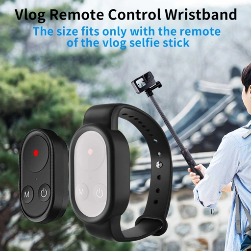 TELESIN Wristband Remote Holder Silicone Praktis Untuk Mengambil Gambar, Nyaman Digunakan