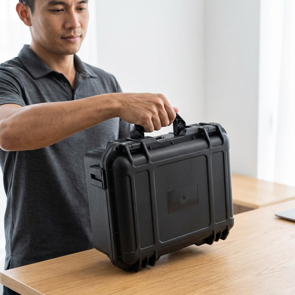 Zintech Tas Drone Hard Case Shockproof for DJI Neo Perlindungan Maksimal, Desain Kokoh