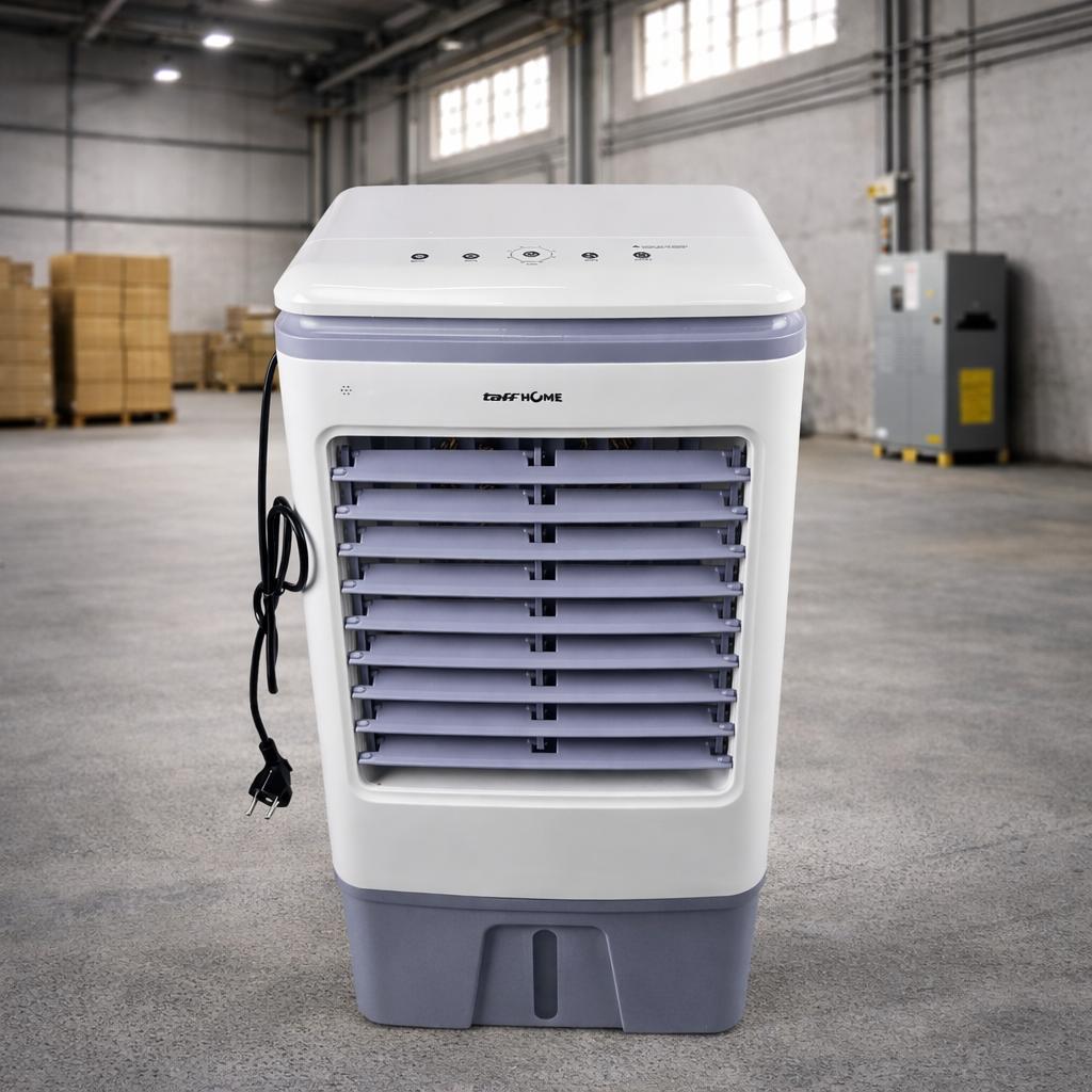 TaffHOME Kipas Air Cooler Industrial Pendingin Profesional untuk Area Industri, 3 Speed 30L 115W Remote