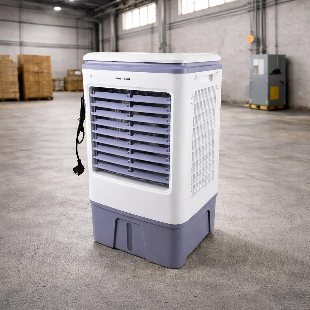 TaffHOME Kipas Air Cooler Industrial Pendingin Profesional untuk Area Industri, 3 Speed 30L 115W Remote