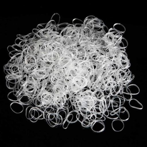 SORRYNAM Karet Gelang Ikat Rambut Jepang TPU - Elastis & Tahan Lama, Transparan