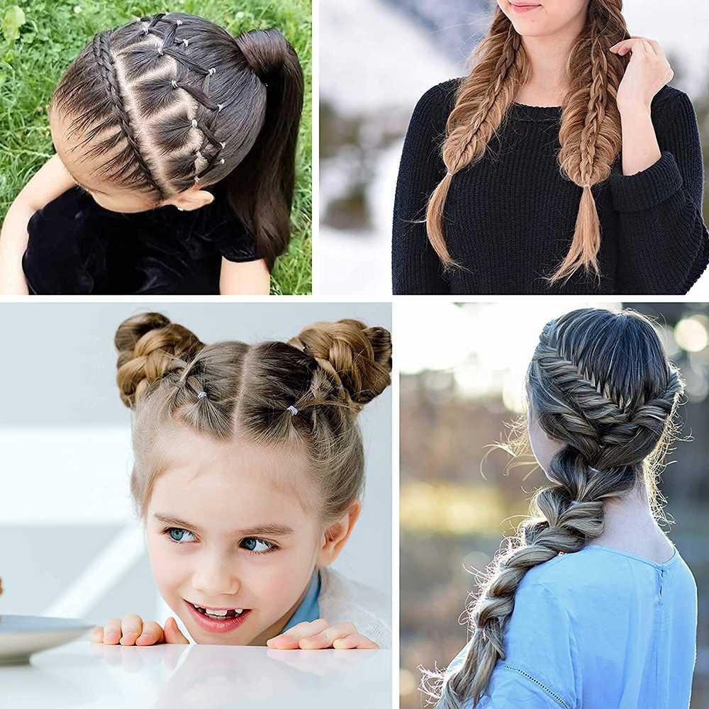 SORRYNAM Karet Gelang Ikat Rambut Jepang TPU - Elastisitas Tinggi, Tahan Lama, Transparan