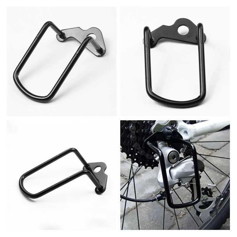 TaffSPORT Protector Gear Box Sepeda Melindungi Gear Box Belakang Anti Rusak, Universal, Bingkai Besi