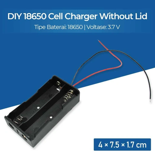 YIENLAO DIY Cell Charger Baterai 18650 Without Lid BC-001/2, Pengisian Tanpa Tutup Ideal untuk DIY Elektronik