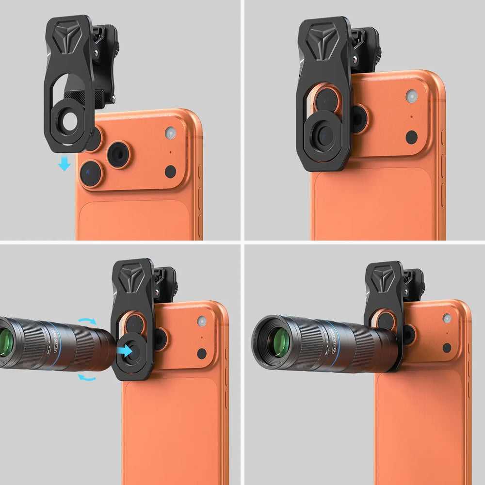 APEXEL Lensa TeleZoom 5-10X Foto Jarak Jauh Tajam, Detail, Minim Blur