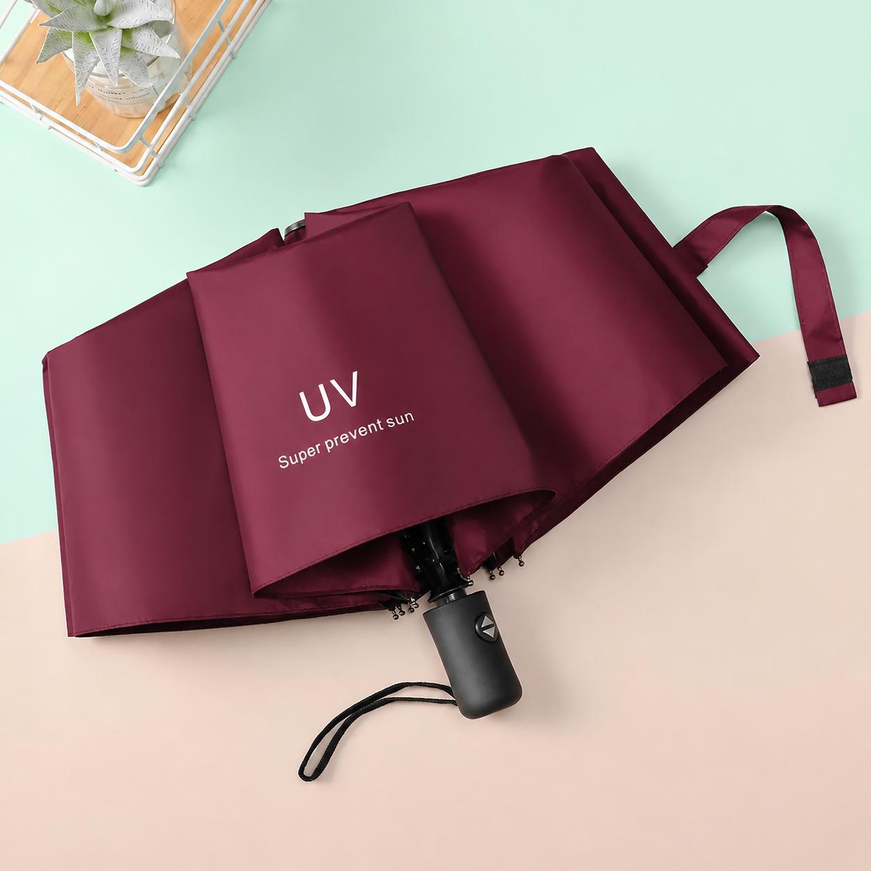 YADA Payung Lipat Anti UV Otomatis Perlindungan Cuaca Harian, Desain Ringkas