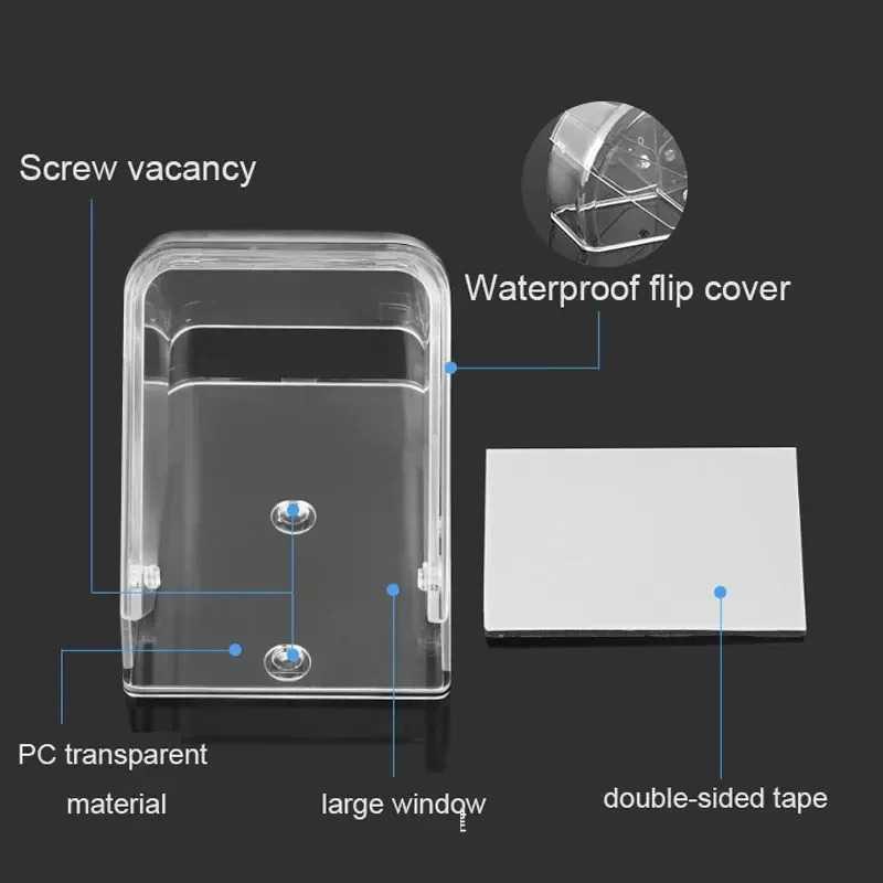 TaffHOME Doorbell Rain Cover Pelindung Bel Pintu Perlindungan Waterproof, Desain Geser