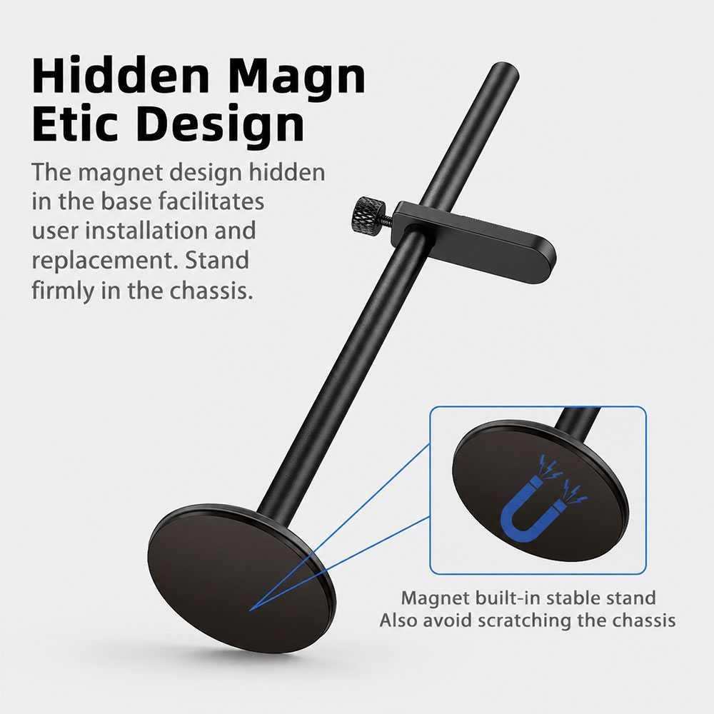 Coolcirc Holder GPU VGA Graphic Card Anti Sag Bracket Magnetik K01