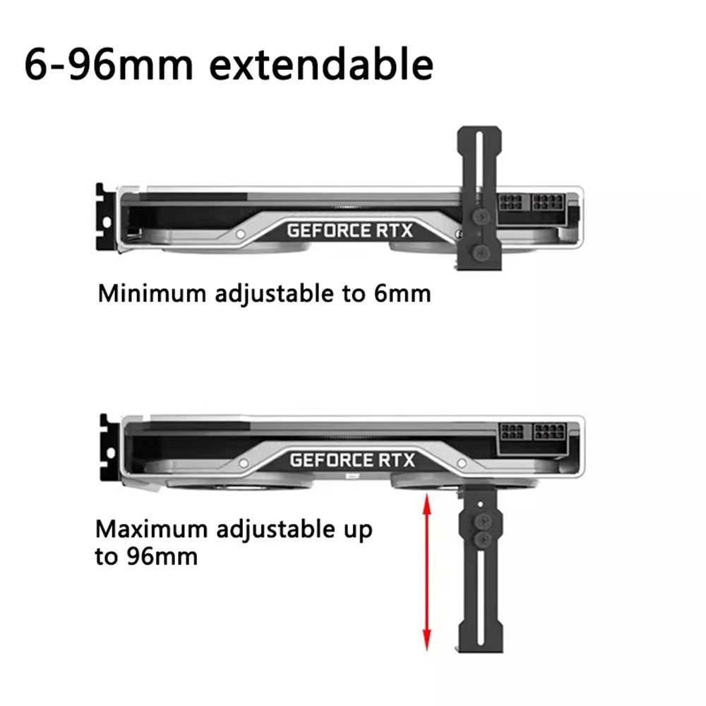 TINYSOME Holder GPU VGA Graphic Card Anti Sag Bracket Metal Adjustable GX50