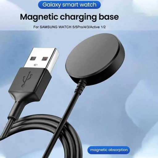 SPENIX Charger Smartwatch Magnetic Wireless Pengisian Cepat, Perlindungan Ganda, Koneksi USB Universal