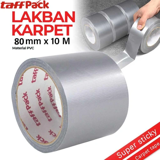 TaffPACK Lakban Kain Karpet Multifungsi Cloth Tape Kuat Rekat, Tahan Air, Variatif, Tulis, Tarikan, dan Tahan Air