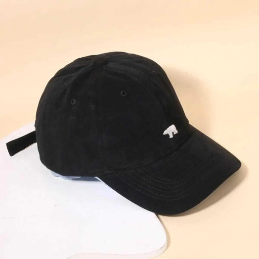 Bearlu Topi Baseball Cap Bordir Polar Bear Upgrade Gaya dengan Perlindungan Matahari dan Tampilan Trendi