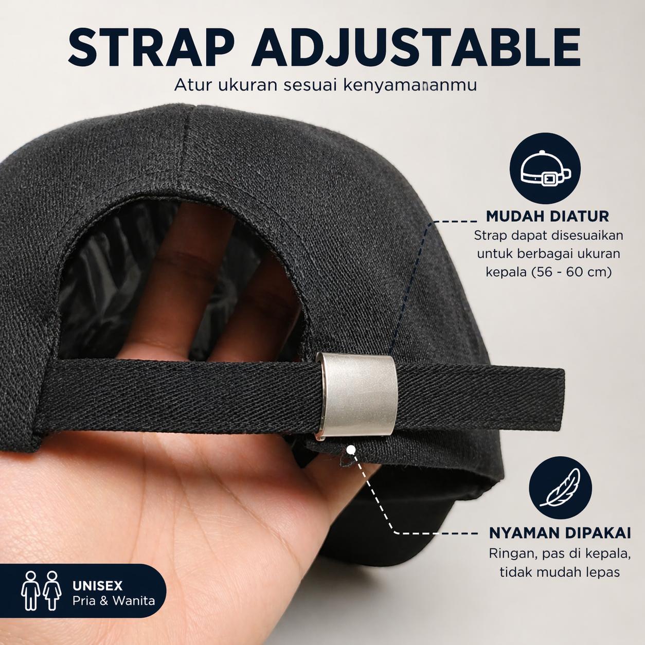 Bearlu Topi Baseball Cap Bordir Polar Bear Upgrade Gaya dengan Perlindungan Matahari dan Tampilan Trendi