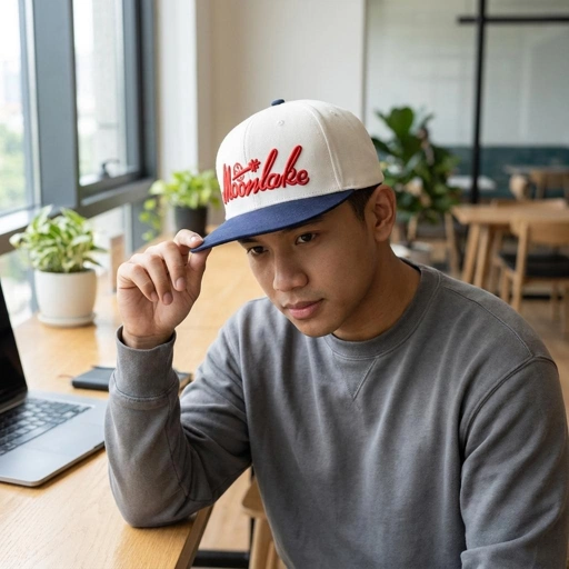 MUJE Topi Snapback Hat 6 Panel Fashionable Hip-Hop Style, Sun Protection, Comfortable Wear