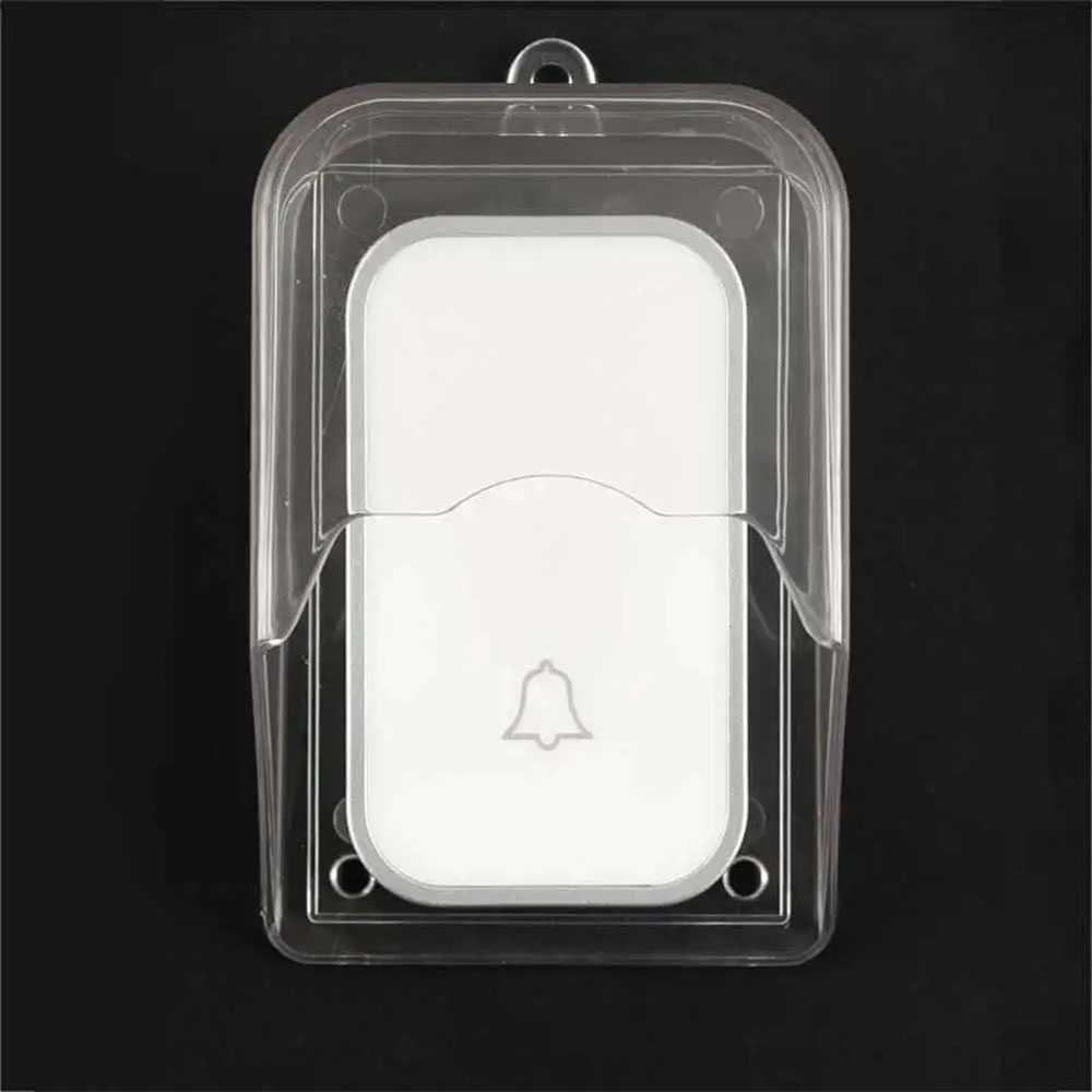 EMILEE Rain Cover Bel Pintu Wireless Perlindungan Waterproof, Instalasi Mudah
