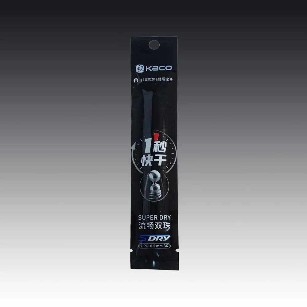 Kaco Refill Pena Pulpen Gel Hitam 0.5mm for Kaco PURE Menulis Rapi Tanpa Tinta, Desain Elegan
