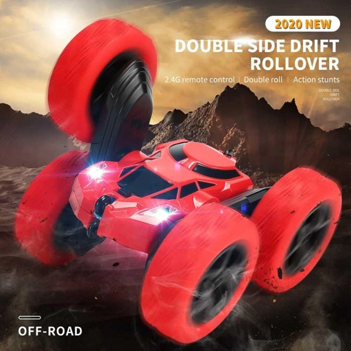 JJRC Remote Control RC Stunt Buggy Car Mobil RC Super Cepat untuk Hadiah Anak Laki-laki Pecinta Mobil, Fitur Flip 360°