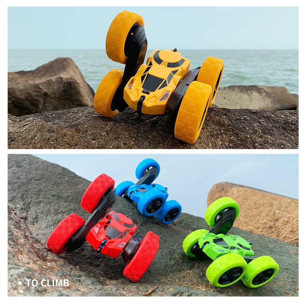JJRC Remote Control RC Stunt Buggy Car Mobil RC Super Cepat untuk Hadiah Anak Laki-laki Pecinta Mobil, Fitur Flip 360°