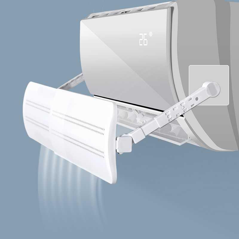 SAFEBET Cover Angin AC Adjustable Windshield Deflector Menjaga Kesehatan Anda dengan Lebih Nyaman, Penyebaran Udara yang Merata GB001