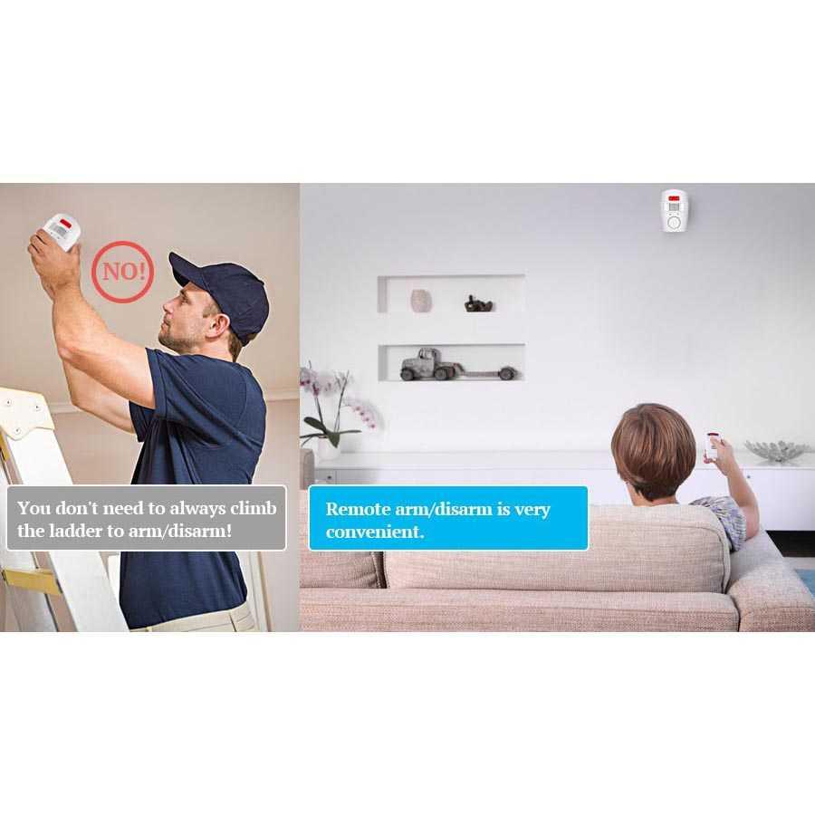 TaffHOME Alarm Anti Maling Sensor Gerak Infrared PIR 105dB Proteksi Rumah, Nyaman & Aman