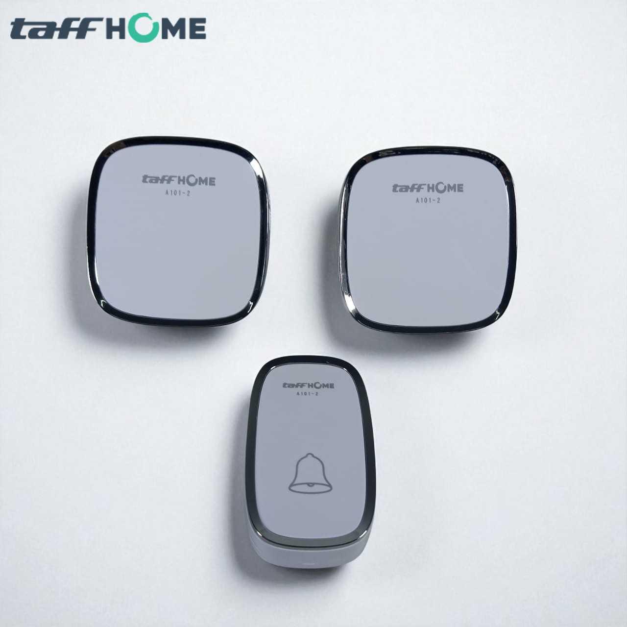 TaffHOME Bel Pintu Wireless Doorbells 59 Nada Praktis & Stylish, Instalasi Mudah
