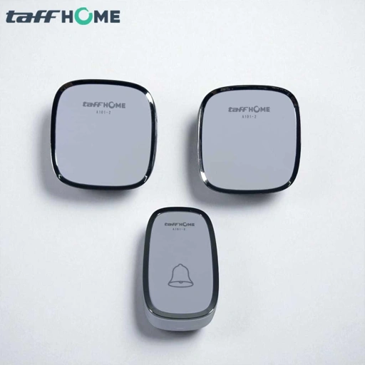 TaffHOME Bel Pintu Wireless Doorbells 59 Nada Praktis & Stylish, Instalasi Mudah