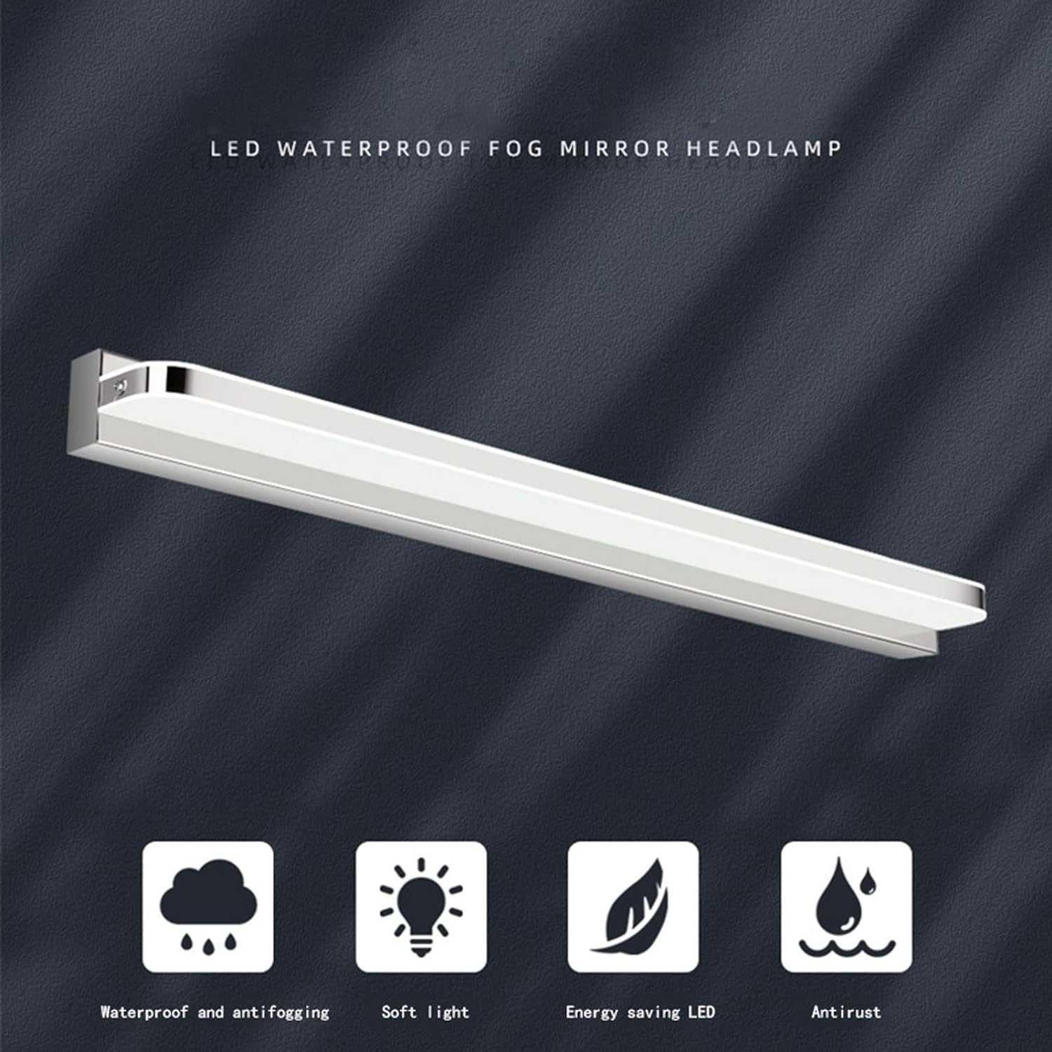 TaffLED JUSHENG Lampu Cermin LED SMD 2835 Cool White Pencahayaan Cermin Elegan, Detail Wajah Lebih Jelas