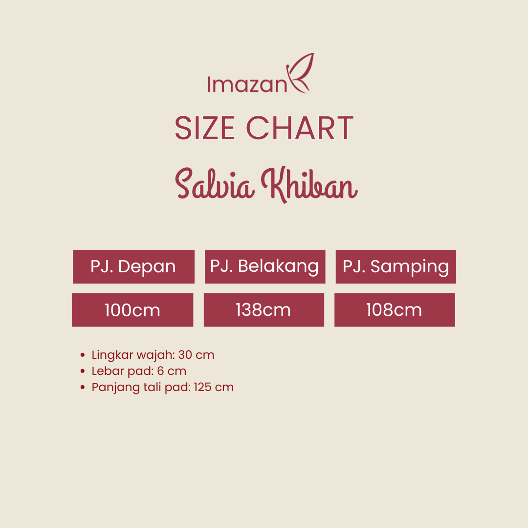 IMAZAN Khimar Bandana Syar’i Jersey Korea Premium Khiban Malay Hijab Praktis Salvia Series