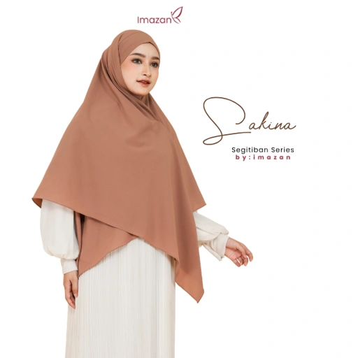 IMAZAN Khimar Segitiga Bandana Syari French Square Hijab Bandana Instan Praktis Chamomile Moist Premium Sakina Series