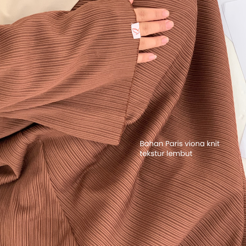 IMAZAN Abaya Gamis Knit Premium Batwing Plisket Larissa Series