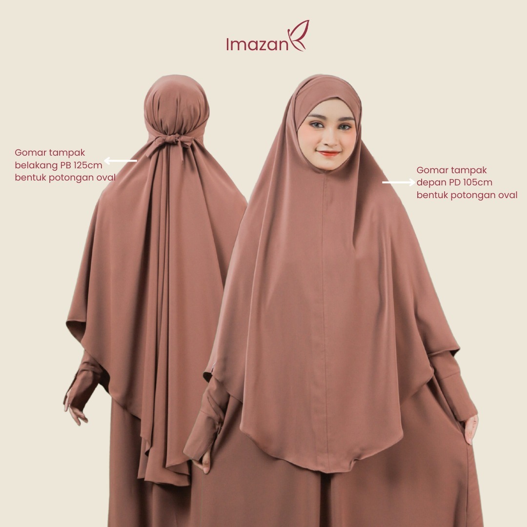 IMAZAN Abaya Khimar Bandana Gamis Wanita Safwa Series