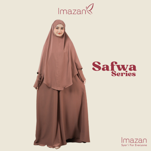 IMAZAN Abaya Khimar Bandana Gamis Wanita Safwa Series